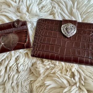 Brighton Wallet and coin purse with Textured Leather